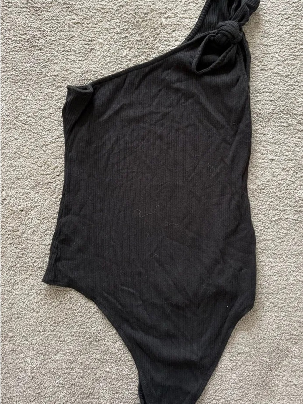 American Eagle Charcoal Ribbed Top